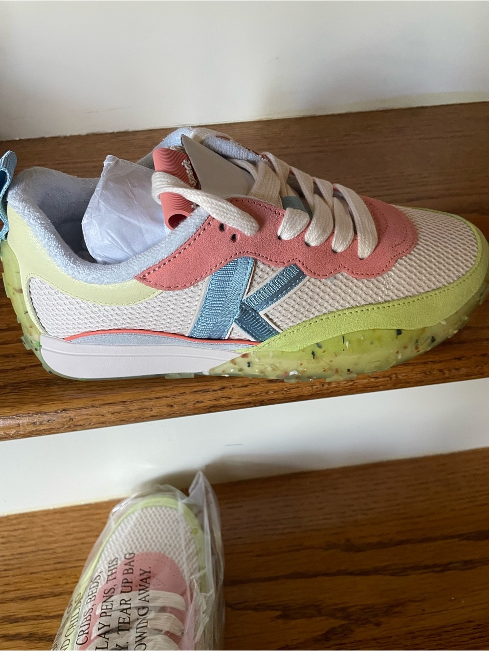 kate spade Pink, Blue & Lime Accent Women's Sneakers